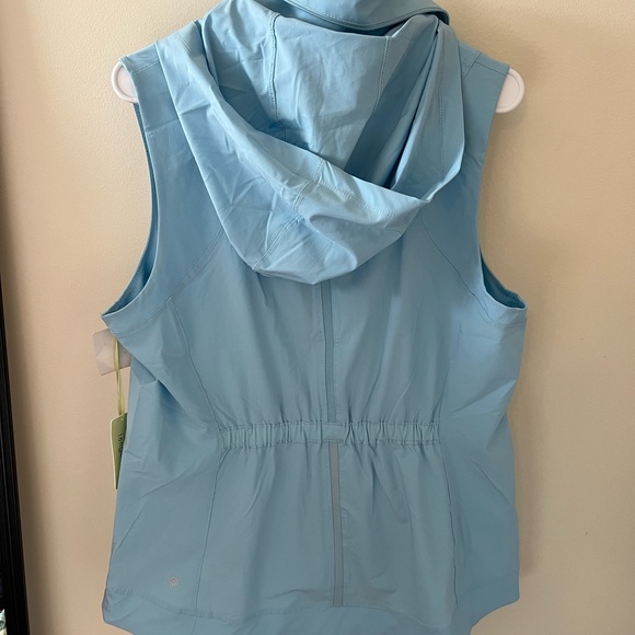 NWT Blue Vest XL Packable Hood - Picture 4 of 5